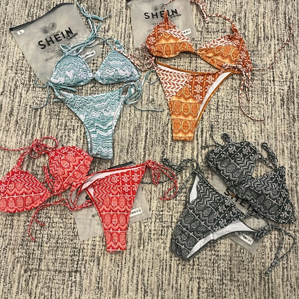 NWT - Set of 4 size large bikinis